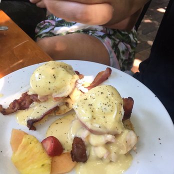 Blue Heaven - The special of the day lobster and bacon eggs Benedict - Breakfast & Brunch Near Me - Key West, Florida