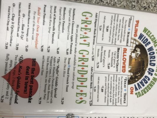 Menu photo 6 Ginger Brown's Old Tyme Restaurant & Bakery Fort Worth, TX