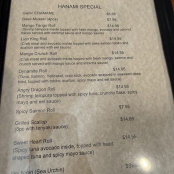 Hanami Sushi - Specials - Sushi Bars Near Me - Morgan Hill, California Hanami Sushi - Specials - Sushi Bars Near Me - Morgan Hill, California