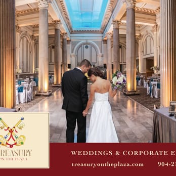Treasury On the Plaza - The wedding couple enjoying their big wedding day. - Venues & Event Spaces Near Me - St. Augustine, Florida