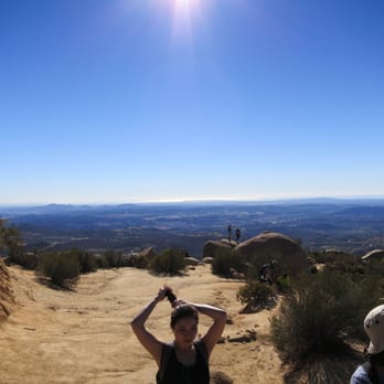 Mount Woodson Trail - Ocean in the distance - Hiking Near Me - Poway, California