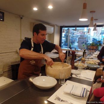 Pasta Eater - Other customers ordered the cheesy stuff, coated in a cheese wheel at your table. - Italian Near Me - New York, New York Pasta Eater - Other customers ordered the cheesy stuff, coated in a cheese wheel at your table. - Italian Near Me - New York, New York
