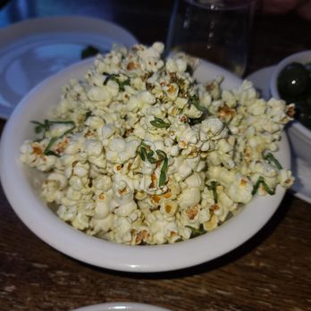 West End - Popcorn w basil in duck fat - Gastropubs Near Me - Santa Cruz, California
