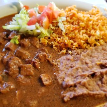 Andrea's Mexican Restaurant - Carne Guisada Plate! - Mexican Near Me - Castroville, Texas