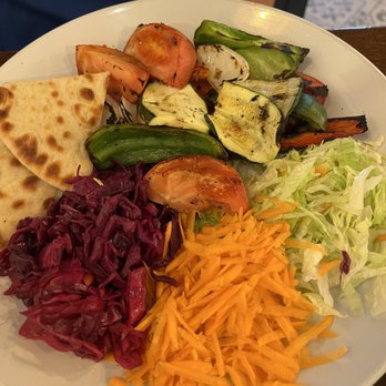 Bodrum Mediterranean Kitchen - Veggie Kebab Platter - Salad Near Me - Jacksonville, Florida
