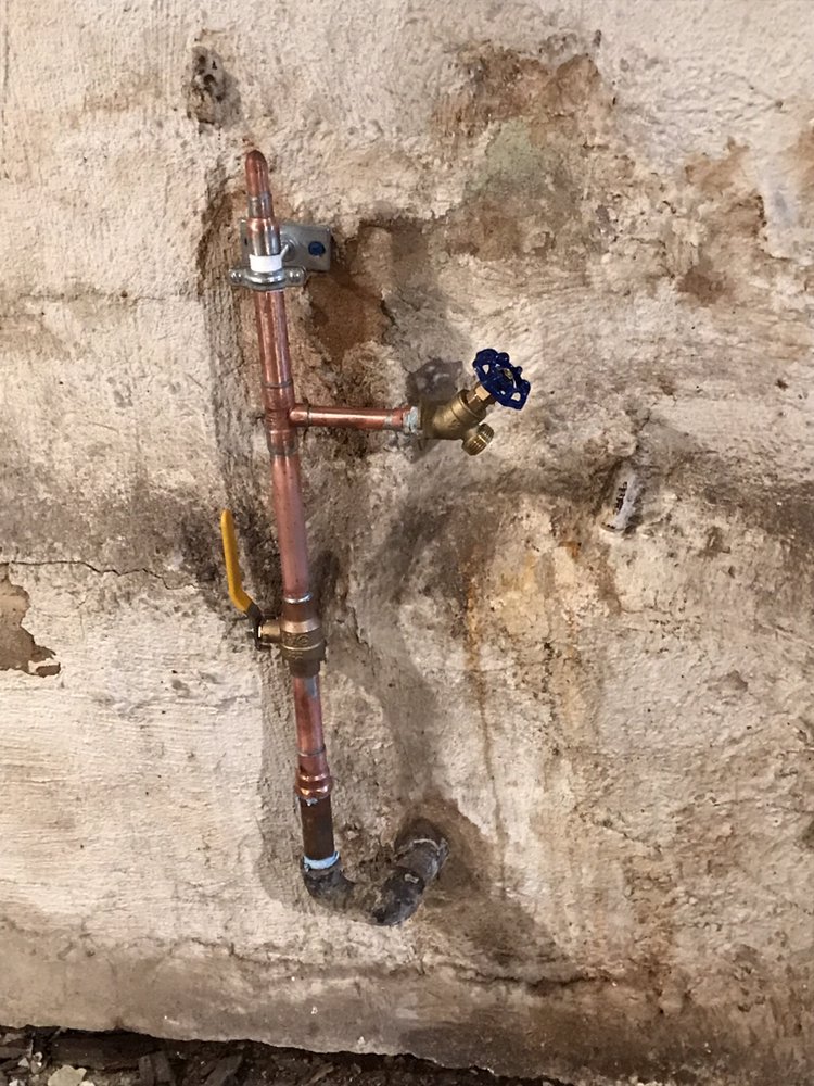 Slide of J P Tracy plumbing