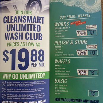 CleanSmart Express Car Wash - price menu - Car Wash Near Me - Plano, Texas CleanSmart Express Car Wash - price menu - Car Wash Near Me - Plano, Texas