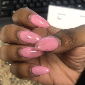My Nails & Spa - This is absolutely ASHAME! $50 set. Chipped paint, faded and DISGUSTING! I've never in my life had GEL paint look like this! - Waxing Near Me - CANTON, Georgia