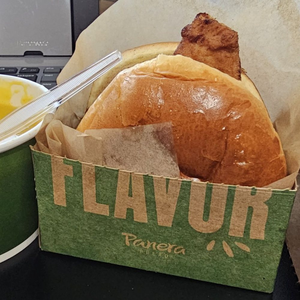 Panera Bread - Autumn squash soup and spicy chicken sandwich with pickled red onions and more. - Sandwiches Near Me - Sacramento, California Panera Bread - Autumn squash soup and spicy chicken sandwich with pickled red onions and more. - Sandwiches Near Me - Sacramento, California