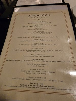 Menu photo 4 Annunciation New Orleans, LA