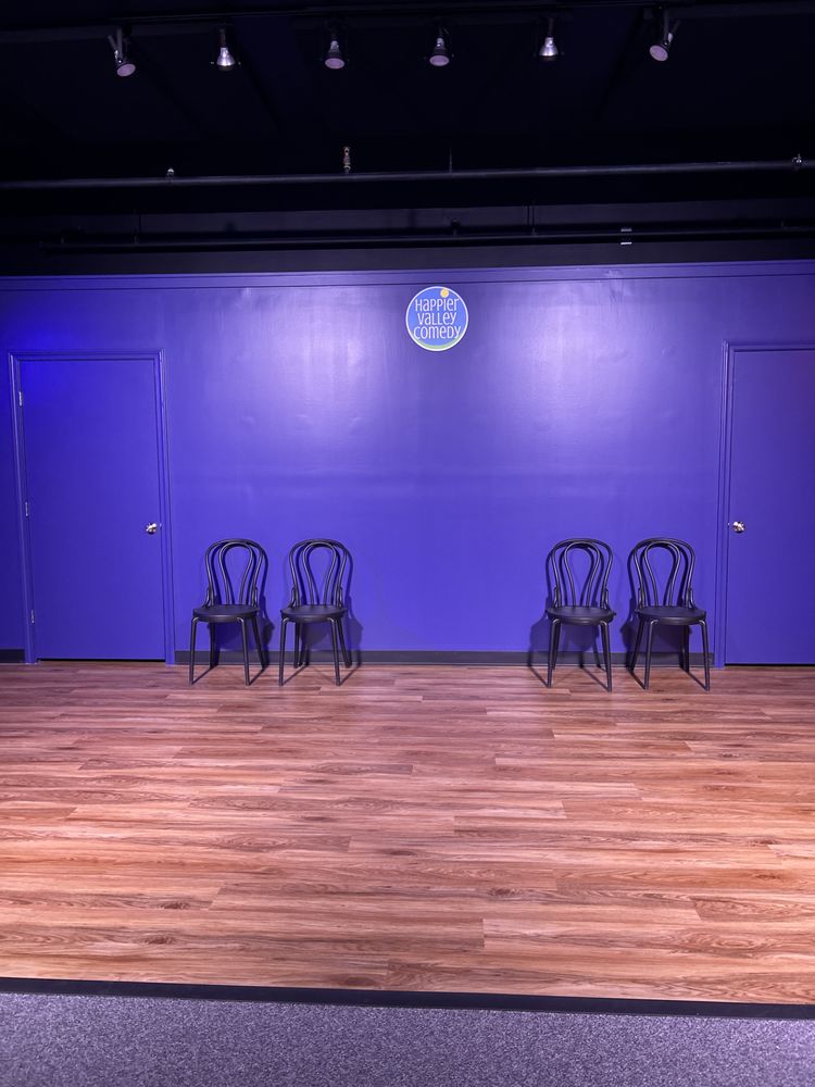 Happier Valley Comedy Logo