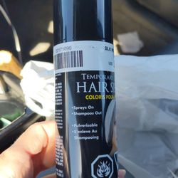 Spirit Halloween Store - The misleading not-black hairspray