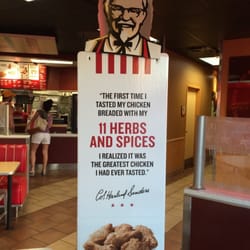 KFC - Got a kick out of the quotes from "The Colonel."