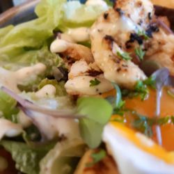 Ajuna Eatery - Chicken bits on Caesar salad