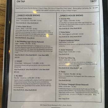 Desert Monks Brewing - Beer Menu - Breweries Near Me - Gilbert, Arizona