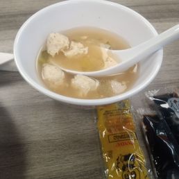 Complimentary soup
