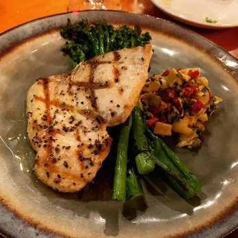 Bodega Tapas & Wine - Grilled swordfish - so fresh - with artichoke and sun dried tomato tapenade and broccolini!! - Tapas/Small Plates Near Me - Wake Forest, North Carolina Bodega Tapas & Wine - Grilled swordfish - so fresh - with artichoke and sun dried tomato tapenade and broccolini!! - Tapas/Small Plates Near Me - Wake Forest, North Carolina