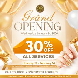 Zenn Nails And Spa - GRAND OPENING - ZENN NAILS & SPA 
January 14
 30% OFF ALL SERVICES
 Valid: Jan 14 - Feb 14
 Appointments recommended.