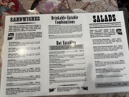 Menu photo 8 Columbia Kate's Teahouse Columbia, CA Menu photo 8 Columbia Kate's Teahouse Columbia, CA