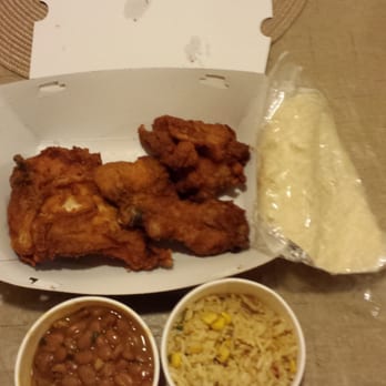 Pollo Campero - Half chicken meal with campero beans and campero rice, torilla - Latin American Near Me - Lawrence, New York