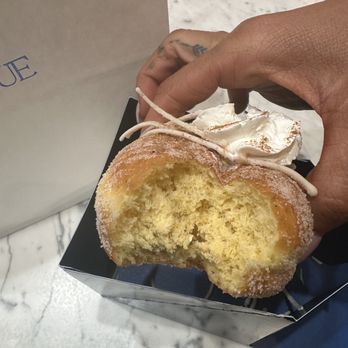 Donutique - No filling in a LARGE bite... hmmm no bueno.. but once I got to it there was a lot and it was decent - Coffee & Tea Near Me - Las Vegas, Nevada