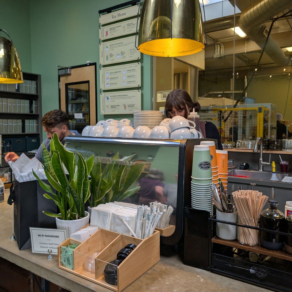 Smith Teamaker - Behind the ordering counter - Tea Rooms Near Me - Portland, Oregon