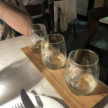 Iveta - Downtown - White wine flight - Italian Near Me - Santa Cruz, California Iveta - Downtown - White wine flight - Italian Near Me - Santa Cruz, California