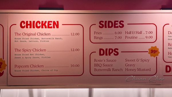 Menu photo 1 Rosie's Burgers Toronto, ON Menu photo 1 Rosie's Burgers Toronto, ON