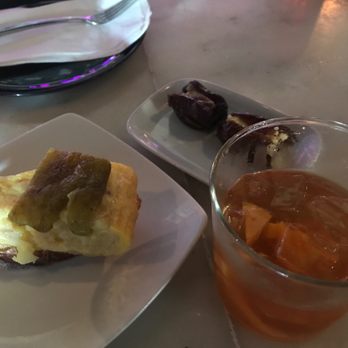 Estragon - Dates w/ blue cheese, egg tortilla and old fashioned - Tapas Bars Near Me - Boston, Massachusetts Estragon - Dates w/ blue cheese, egg tortilla and old fashioned - Tapas Bars Near Me - Boston, Massachusetts