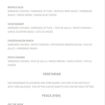Orange County Brewers - Menu page 6 - Breweries Near Me - Lake Mary, Florida