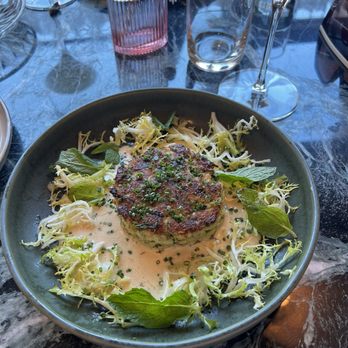 Poeta - Blue crab cake. Yum!! - Italian Near Me - Austin, Texas