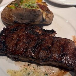 14oz Ribeye loaded baked potato 14oz Ribeye loaded baked potato