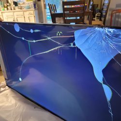 Best Buy - Fort Wayne - Brand new tv. This was my second "new" tv from Fort Wayne Best buy as the first was broken too.
