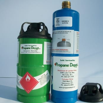 Propane Depot - Refillable 1lb Cylinders Available In 2 Sizes! You Buy The First Cylinder Full And Exchange It For A Full One When It Empties. - Propane Near Me - Burnaby, British Columbia Propane Depot - Refillable 1lb Cylinders Available In 2 Sizes! You Buy The First Cylinder Full And Exchange It For A Full One When It Empties. - Propane Near Me - Burnaby, British Columbia