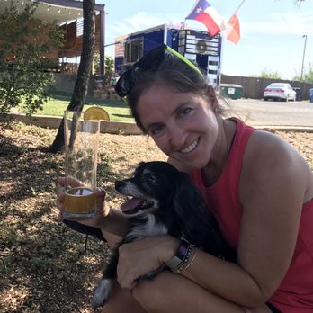Save The World Brewing - Enjoying a pint with my pup - Breweries Near Me - Marble Falls, Texas Save The World Brewing - Enjoying a pint with my pup - Breweries Near Me - Marble Falls, Texas
