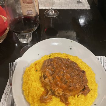 Non Solo Lesso - Ossobuco a la Milanese with risotto - Italian Near Me - Milan, Michigan Non Solo Lesso - Ossobuco a la Milanese with risotto - Italian Near Me - Milan, Michigan