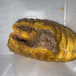 Caribbean Fever Restaurant - Inside beef patties