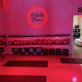 Sculpt Studios - Equipment in studio (weights, weighted ring, Pilates balls) - Pilates Near Me - Orange, California