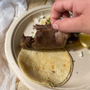 El Chalateco - Taco de lengua, not chopped up like it usually does - Mexican Near Me - San Jose, California El Chalateco - Taco de lengua, not chopped up like it usually does - Mexican Near Me - San Jose, California