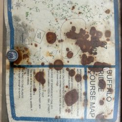 Buffalo Ridge Park - Disc golf course map