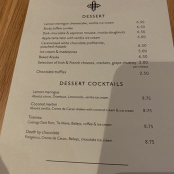 James S - Menu - Modern European Near Me - Belfast, BFS