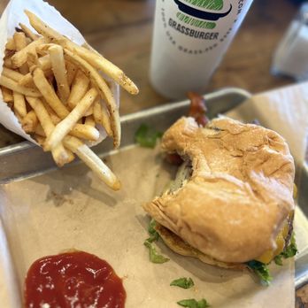 Grassburger - Bacon cheddar burger combo - Burgers Near Me - Albuquerque, New Mexico