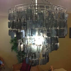 Mary A Douthit DDS - Dr. Douthit is so artistic! Check out this chandelier made of x-rays!