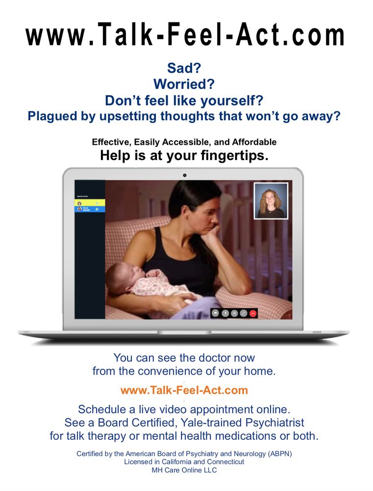 Mental Health Care Online - grief counselor in Darien, CT