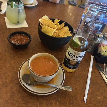 Lindo Michoacan - Chips and salsa and Corona yum - Mexican Near Me - Henderson, Nevada