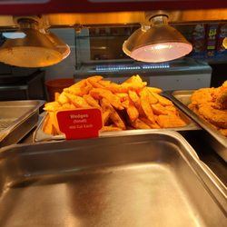 Fresh potato wedges