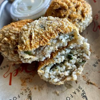 Reel Seafood & Bar - Boudin balls - Chicken Wings Near Me - Houston, Texas Reel Seafood & Bar - Boudin balls - Chicken Wings Near Me - Houston, Texas