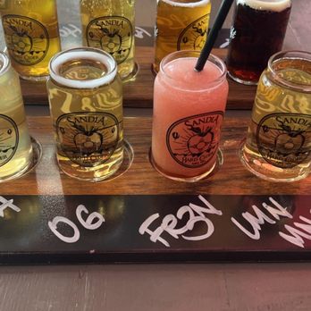 The Craftroom - Flight of cider - Cideries Near Me - Albuquerque, New Mexico