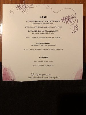 Menu photo 6 Pucquio Oakland, CA