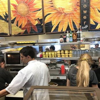 Sunflower Caffe - Interior of the open kitchen at the Sunflower Caffe in Sonoma. - Coffee & Tea Near Me - Sonoma, California